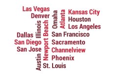 Graphic showing McCarthy office Locations.