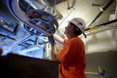 Construction worker at a jobsite.