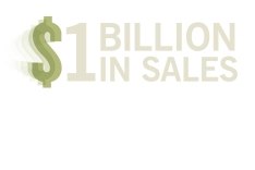 Graphic $1 billion in sales.