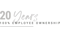 20 Years 100% Employee Ownership signature.