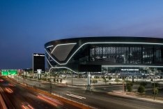 Allegiant Stadium in Las Vegas.