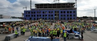 Houston Methodist Cypress Hospital Topping Out Event