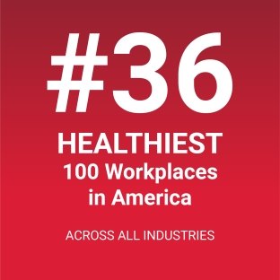 36 healthiest 100 workplaces