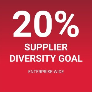 20% supplier diversity goal