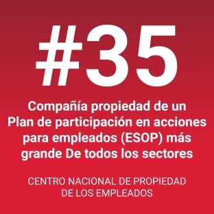 #35 Largest ESOP-owned company stat.