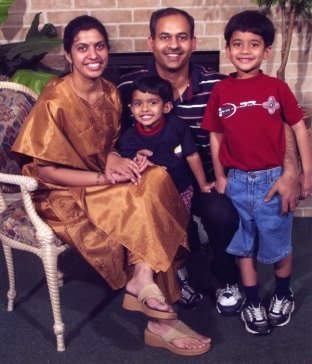 Swamy Yeleswarapu and his family 
