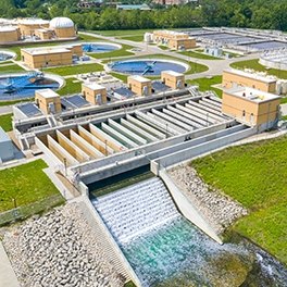 Aerial view of Tomahawk Creek WWTF