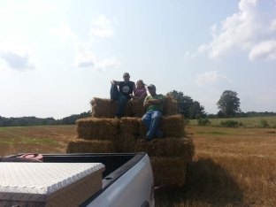 Mike Stapf on his family farm.