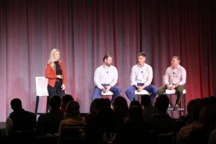 Kristyn Newbern on a panel