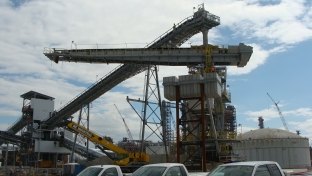 Stacker Reclaimer and Coke Handling Conveyors