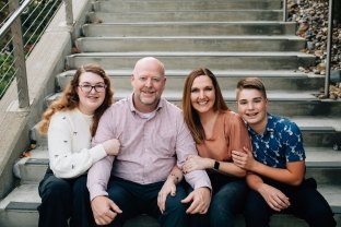 Jeff Bennett and family