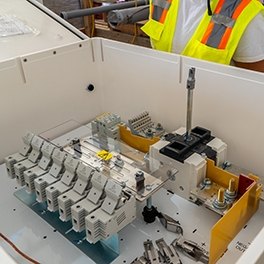 A photo of an electrical component