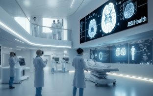 Rendering of a lab space at the school