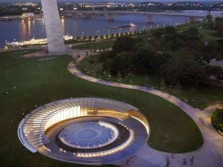 air view of renovated visitor center