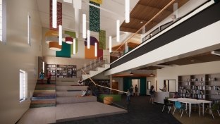 Interior rendering of the campus