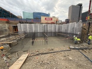 Children's Mercy Garage Jobsite Photo