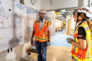 Matt Sauer onsite at SSM Health Cardinal Glennon Children's Hospital