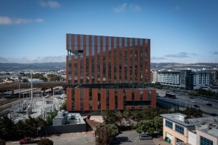 Exterior view of the office building