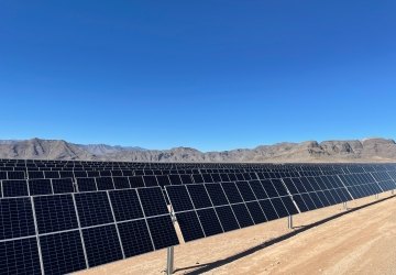 close up of panels at Arrow Canyon