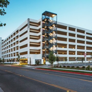 Community Regional Medical Center Parking Structure Exterior and Roadway