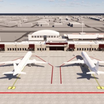 Mesa Gateway Terminal rendering