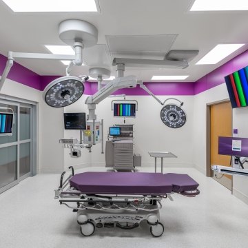 Operating room in a hospital.