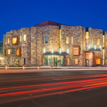 Exterior view of NM State University — Arts Complex