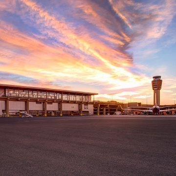 Exterior view of Sky Harbor Airport