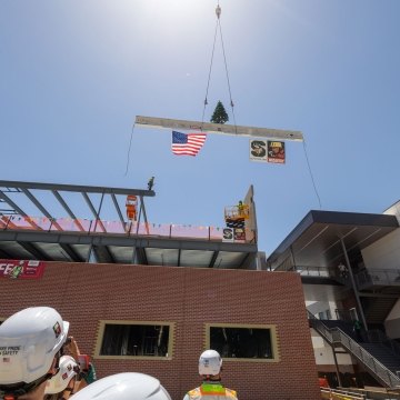 SunnySlope High School Topping out event.