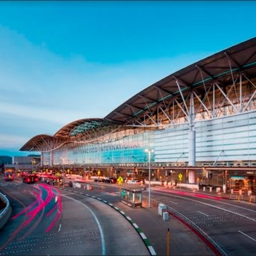 Exterior rendering of SFO airport