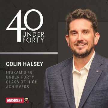 Colin Halsey graphic for 40 under 40