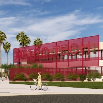 Rendering of the Metro Tech High School