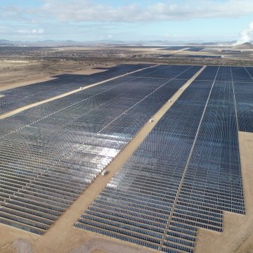 Aerial view of Sun Streams solar
