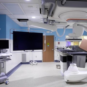A room with medical equipment at BJC
