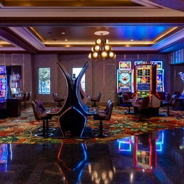 A few casino machines at El Cortez