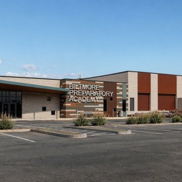 Exterior rendering of the campus