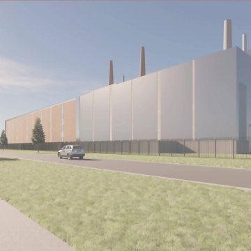 New CHP facility rendering