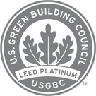 USGBC LEED Platinum logo seal